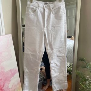 Agolde White Jeans. Size 28.